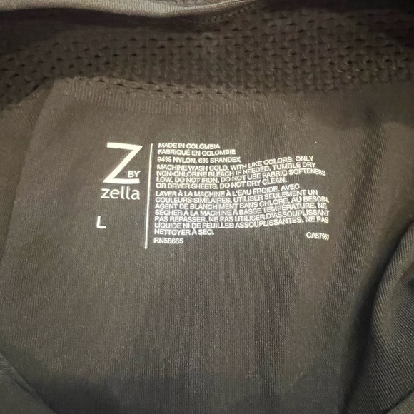 Zella Green Meridian Seamless Long Sleeve Top Size Large - Picture 3 of 8